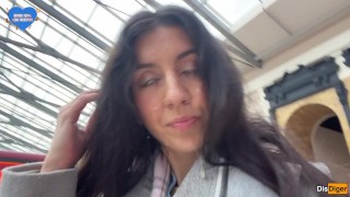 Fuck me right now and cum on my face in public – I want everyone to see me covered in cum! – Cumwalk